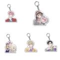 Anime Tamon's B-Side Tamon Fukuhara Keito Tachibana Acrylic Keychain Bag Pendant Cosplay Keyring Accessories Decoration.
