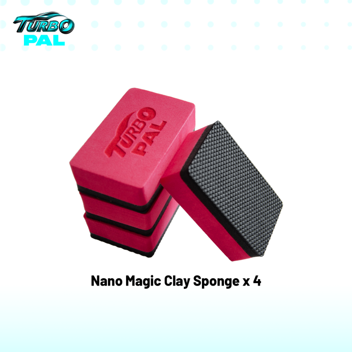 TURBOPAL%204-Pack%20Anti-Scratch%20Oxidation%20Removal%20Clay%20Sponges,%20Professional%203-Layer%20Design%20(Nano%20Clay%20+%20Sponge%20Cushion%20+%20EVA%20Grip)%20-%20Image%206