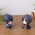 10cm Naruto Anime Figure Uzumaki Naruto Kakashi Uchiha Sasuke Itachi Cute Toys Q Figurals PVC Model children  . 