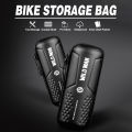 Bike Storage Bag Repair Tool Bag with Zipper Waterproof PU Front Frame Pouch Bicycle Tool Kit Bag for Water Bottle Holder 2024. 