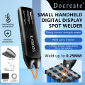 Docreate-756 Portable handheld spot welder 18650 Lithium battery DIY mini household touch welder. 