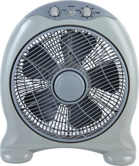 Cool Air Electric Box Table Fan 12 Inch 5 Blade