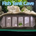 3D Printing Fish Tank Cave Artificial Roman Column Simulated Fish Hiding Shelter Viewing Ports Plastic Aquarium Cave Tunnel. 