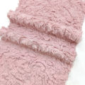 Embossed Microfiber 100% Polyester Fabric Rabbit Faux Fur Fleece Fabric For Cotton Doll Hair Plush Toy 25x45cm. 