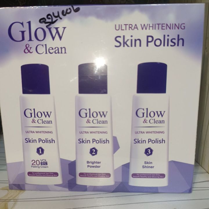 GLOW%20&%20CLEAN%20ULTRA%20WHITENING%20SKIN%20POLISH%20(%20PEELING%20CREAM%20BRIGHTER%20POWDER%20&%20SKIN%20SHINER%20-%20Image%203