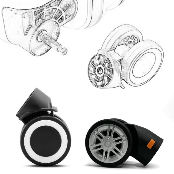 Trolley Wheel Components Removable Wheels Suitcase Universal Wheel Luggage Accessories Spare ...
