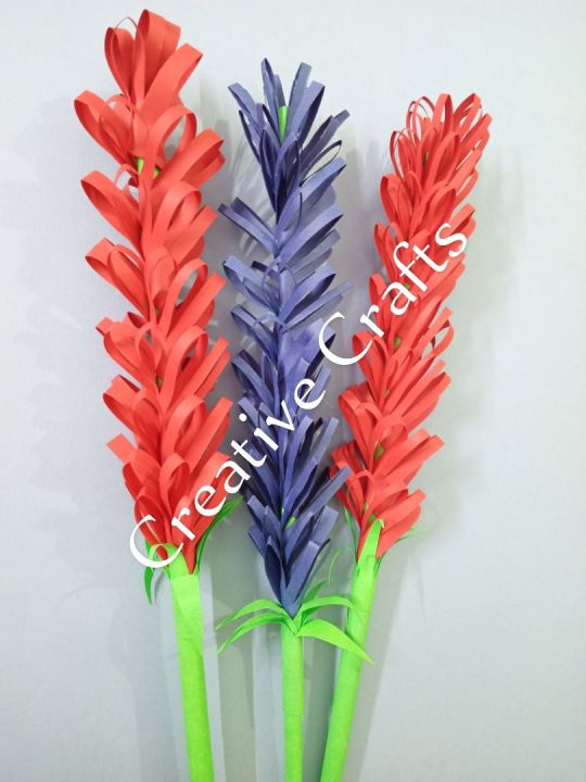 Pack of 12 Paper Flowers  For Decoration / Scrap Book / Card