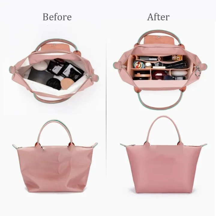 Felt%20Insert%20Liner%20Purse%20Organiser%20Pouch%20Handbag%20Tote%20Internal%20Organizer%20Bag%20with%20Pockets,%20Dustproof%20Felt%20Liner%20for%20Longchamp%20Bag%20-%20Image%204