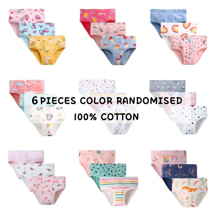 1/3/6/9%20Pcs%20Children's%20Girls%20Panties%20100%25%20Cotton%20Soft%20Pretty%20Cartoon%20Unicorn%20Print%20Underwear%20For%20Girls%20Undies%20Boxer%20Breathable%20-%20Image%207