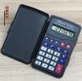 Protable Digit Calculator Pocket Size Mini Plastic 8 digits Electronic Mini Calculator Keychain Office Supplies. 