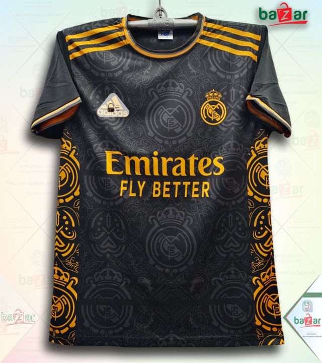 Real Madrid new jersy half sleeve