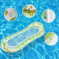 1Pc Flower Sequin Floating Row Net Inflatable Pool Float Seat Beach Pool Party Fun Water Rest Floating Accessories. 