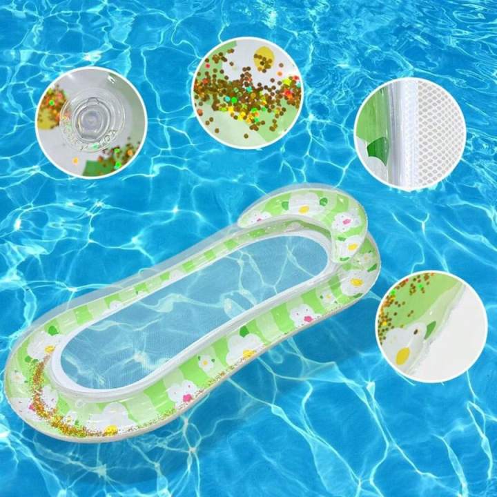 1Pc%20Flower%20Sequin%20Floating%20Row%20Net%20Inflatable%20Pool%20Float%20Seat%20Beach%20Pool%20Party%20Fun%20Water%20Rest%20Floating%20Accessories%20-%20Image%205