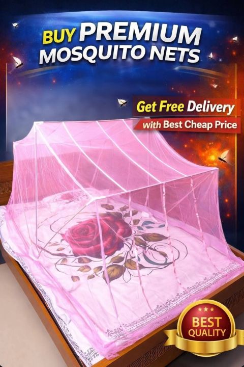 Adult%20Mosquito%20Net%20%20Single%20Bed%20Foldable%20Washable%20Magic%20Net%20Mosari%20-%20Mosquito%20Net%20with%20stand%20(4%C3%977)%20Feet%20-%20Image%203