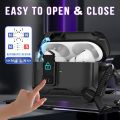 For AirPods 4 Generation Case Magnetic Automatic Lock with Phone Stand&Cleaning Kit for Airpods 4 with Active Noise Cancellation. 