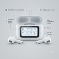 ANC Earbuds | Bluetooth Headphones | Wireless Bluetooth Earphones | In-Ear Earbuds | HiFi Stereo Earbuds | Touch Control Earbuds. 