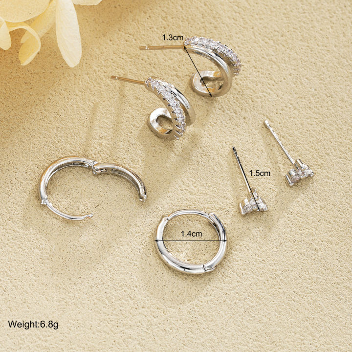 6Pcs/Set%20Silver%20Color%20Zircon%20Huggies%20Hoop%20Earrings%20for%20Women%20Fashion%20Copper%20Cartilage%20Piercing%20Earrings%20Set%20Female%20Party%20Jewelry%20-%20Image%206