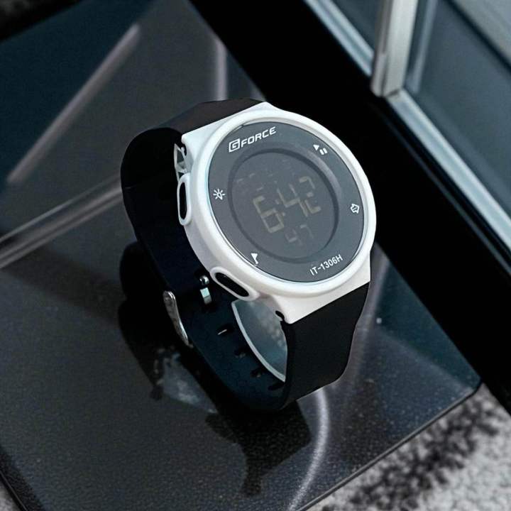 Waterproof new Gforce Sports Digital Outdoor LED Electronic Countdown Waterproof Watch For Men