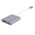 CableCreation USB 3.1 Type-C to USB3.0 + HDMI (1080P@69HZ) + Type-C PD Charging Adapter 5Gbps Reversible plug CD0133. 