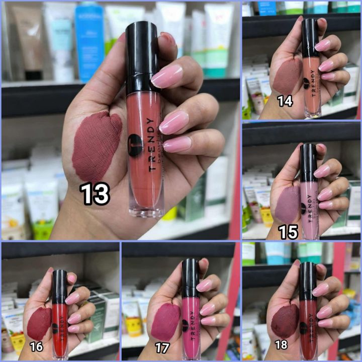 Trendy Beauties Liquid Matte Lipstick Long-lasting Comfortable Wear Soft And Smooth Lip Makeup for Women