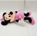 Disney Junior Minnie Mouse Pink Shoes Polka Dot Dress Bow Plush Stuffed Animal. 