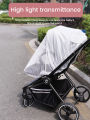 Full Coverage Baby Stroller Mosquito Net, Fine Mesh Insect Shield for Complete Summer Protection. 