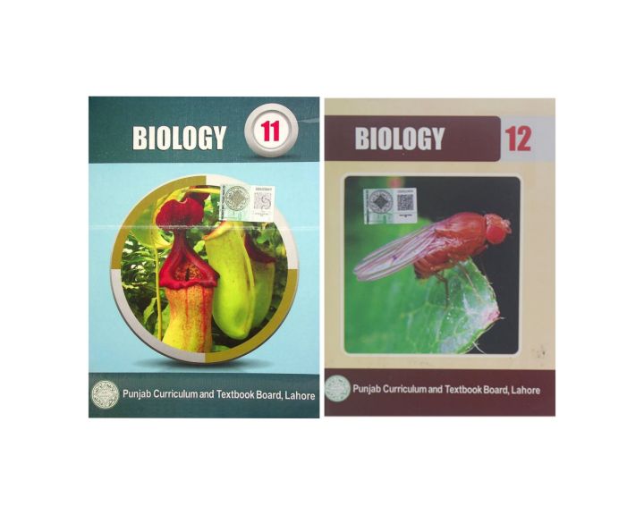 Set of 2 books: Biology class 11 Punjab Textbook Board - Biology Class 12 Punjab Textbook Board / Biology book class 11 Punjab Board / Biology book class 12 Punjab Board