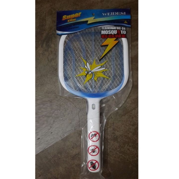Super Killer Electric Mosquito Rechargeable Bat with Lure Light Insect Bugs Lamp with USB C type Charging Cable