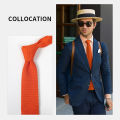 Knitted Ties For Men Slim Fashion Neckties Plain Black Red Knit Tie Men Women Wedding Daily Casual Neck Knitted Cravatas HUISHI. 