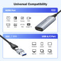 Lemorele Video Capture Card USB3.0 HDMI-compatible to USB/Type-c Game Grabber Record Ms2130 for Switch Xbox PS4/5 Live Broadcas. 