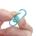 10pcs/Lot High Quality Colorful Alloy Snap Lobster Clasp Hooks Keychain Findings for DIY Key Chain Necklace Bracelet Supplies. 