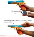 Children's Toy Pistol, Colt 1911, EVA Soft Bullet Fired Shell, Outdoor Sports CS Boy Games, Christmas Gifts. 