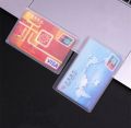 Beige closet 5/10/Pcs Transparent PVC Card Holder, Safe from Damage/Scratch.