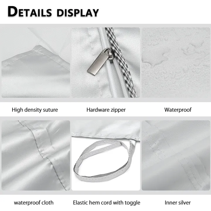 1PC%20Waterproof%20Dustproof%20sun%20protection%20dryer%20Cover%20Household%20Protective%20cover%20Washing%20machine%20cover%20Laundry%20Silver%20Coated%20Cover%20-%20Image%202