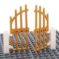 Marumine MOC Bricks Door 1x4x9 Arched Iron Gate Accessories Compatible 42448 City Street View House Buidling Blocks Castle Parts.