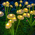 Solar Mushroom Garden Lights Dual Mode LED Solar Mushroom Lights Waterproof Decor Yard Pathway Jellyfish for Garden Light. 