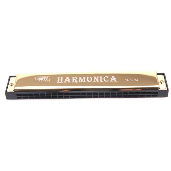NEW%2024%20Hole%20C%20Key%20Tremolo%20Harmonica%20Mouth%20Organ%20Double%20Row%20Blues%20For%20Kids%20Beginners%20-%20Image%203