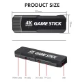 2024 New Video Game Console Wireless Controller Game Stick 4K HD 128G 40000 Classic Retro Games For PSP PS1 GBA Xmas Boys Gift. 