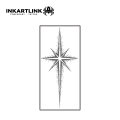 Eight-pointed star Temporary Tattoo,Lasts To 15 Days New Technology Magic Waterproof Semi Permanent Sticker..