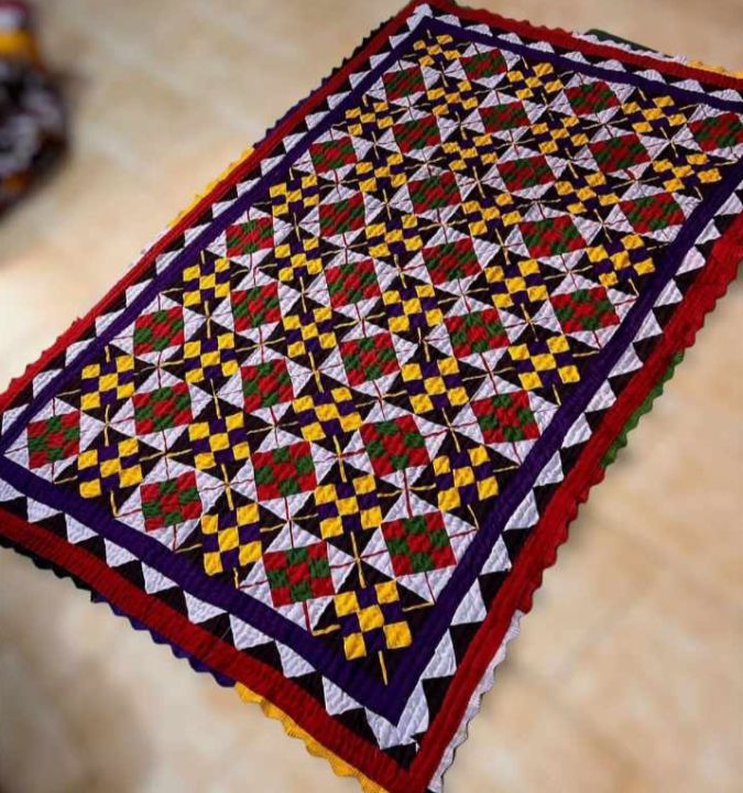 Sindhi Rilli bedsheet handmade traditional full ready buy & just sleep