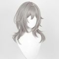 Anime Game Honkai: Star Rail Male and female protagonists trailblazer siblings wig Role-playing gray long wig for Halloween. 