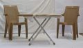 Fello F801 Full Plastic 100% Pure Plastic Set of 06 Pcs with 01 Folding Table (Size 2×3). 