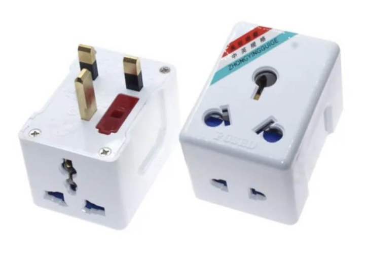 Multi Adaptor 13A to 15A High Quality 3way International Standard ...