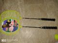 best Yonex badminton racket joint less (1shuttel + 2 towel grip+net21*2). 