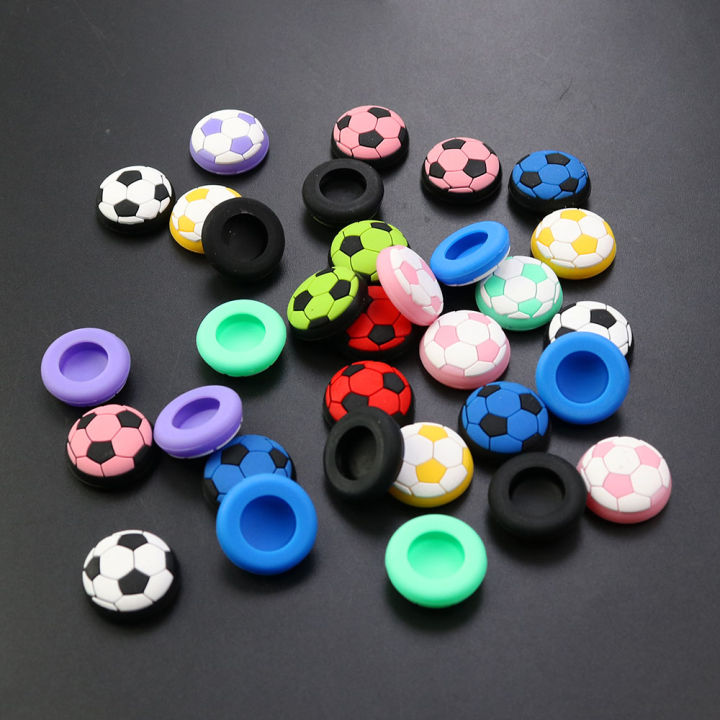 2Pcs Silicone ThumbStick Grip Cap Cover For PS5 PS4 Switch Xbox One Series 360 Game Controller Football Joystick Button Cover