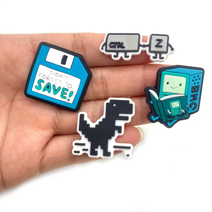 Tech%20Computer%20Programmer%20Shoe%20Charms%20PVC%20Removable%20Garden%20Shoe%20Ornaments%20Coding%20Pattern%20Shoe%20Decor%20%20for%20IT%20Developer%20-%20Image%203