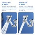 1080° Universal Rotation Faucet Extender Kitchen Robot Arm Extension Faucets Mixer Aerator Head Bubbler Water Tap Nozzle. 