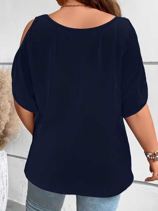Plus%20Size%20Cold%20Shoulder%20T-Shirt%20for%20Women%20Casual%20Loose%20Fit%20Summer%20Top%20with%20Trendy%20Cutouts%20-%20Image%202