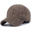 Men Autumn Winter Hat Outdoor Thick Warm Adjustable Earmuffs Baseball Cap Bomber Thick Hats. 
