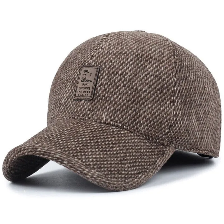 Men%20Autumn%20Winter%20Hat%20Outdoor%20Thick%20Warm%20Adjustable%20Earmuffs%20Baseball%20Cap%20Bomber%20Thick%20Hats%20-%20Image%203